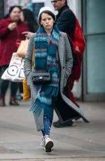 CLAIRE FOY Leaves Bodyism in London 03/01/2019