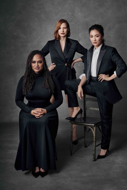 CONSTANCE WU, AVA DUVERNAY and JESSICA CHASTAIN in Marie Claire Magazine, April 2019