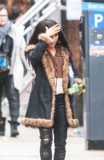 CONSTANCE WU on the Set of Hustlers in New York 03/21/2019