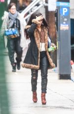 CONSTANCE WU on the Set of Hustlers in New York 03/21/2019