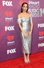 CORINNE FOXX at Iheartradio Music Awards 2019 in Los Angeles 03/14/2019