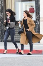 COURTENEY COX and AMANDA ANKA Shopping at Saint Laurent in Beverly Hills 03/21/2019