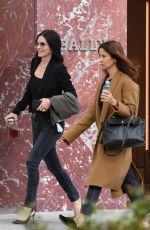 COURTENEY COX and AMANDA ANKA Shopping at Saint Laurent in Beverly Hills 03/21/2019