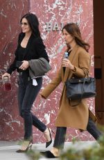 COURTENEY COX and AMANDA ANKA Shopping at Saint Laurent in Beverly Hills 03/21/2019