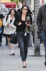 COURTENEY COX and AMANDA ANKA Shopping at Saint Laurent in Beverly Hills 03/21/2019