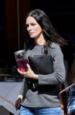 COURTENEY COX at La Scala in Beverly Hills 03/13/2019