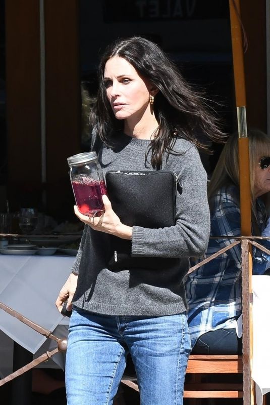 COURTENEY COX at La Scala in Beverly Hills 03/13/2019