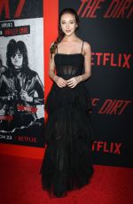 COURTNEY DIETZ at The Dirt Premiere in Hollywood 03/18/2019