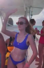 DAKOTA FANNING in Bikini with Friends at a Boat in Miami 03/09/2019 - Instagram Pictures