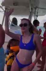 DAKOTA FANNING in Bikini with Friends at a Boat in Miami 03/09/2019 - Instagram Pictures
