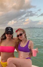 DAKOTA FANNING in Bikini with Friends at a Boat in Miami 03/09/2019 - Instagram Pictures