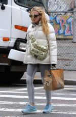 DAKOTA FANNING Out Shopping in New York 03/22/2019
