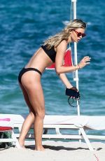 DANIELLE KNUDSON in Bikini at a Beach in Miami 03/03/2019