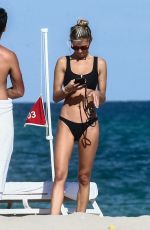 DANIELLE KNUDSON in Bikini at a Beach in Miami 03/03/2019