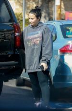 DEMI LOVATO Leaves a Gym in Los Angeles 02/28/2019