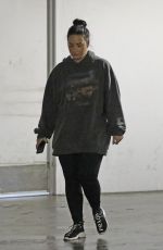 DEMI LOVATO Leaves a Gym in Los Angeles 02/28/2019