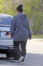 DEMI LOVATO Leaves a Gym in Los Angeles 02/28/2019