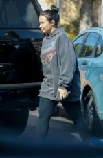 DEMI LOVATO Leaves a Gym in Los Angeles 02/28/2019