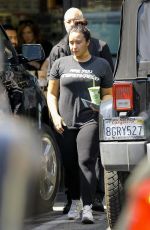 DEMI LOVATO Leaves a Gym in Los Angeles 03/26/2019