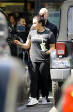 DEMI LOVATO Leaves a Gym in Los Angeles 03/26/2019