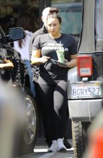 DEMI LOVATO Leaves a Gym in Los Angeles 03/26/2019
