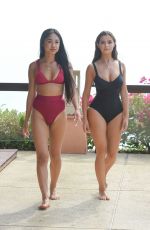 DEMI ROSE MAWBY in Swimsuit at a Pool in Phuket 02/27/2019