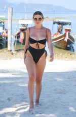 DEMI SIMS, GEORGIA KOUSOULOU, CHLOE ROSS, CLELIA THEODOROU, COURTNEY GREENE and SHELBY TRIBLLE on the Set of Towie in Thailand, March 2019