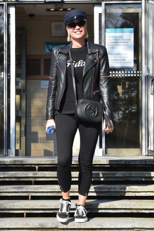 DENISE VAN OUTEN Leaves Ray Darcy Radio Show in Dublin 03/29/2019