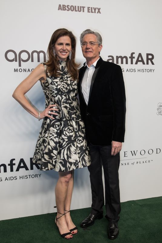 DESIREE GRUBER and Kyle Maclachlan at Amfar Gala in Hong Kong 03/25/2019