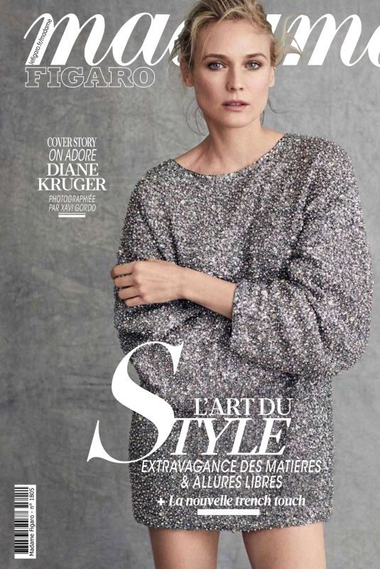 DIANE KRUGER in Madame Figaro Magazine, March 2019