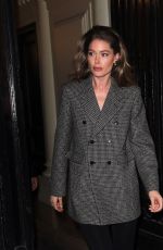 DOUTZEN KROES Arrives at Vogue Party in Paris 03/03/2019