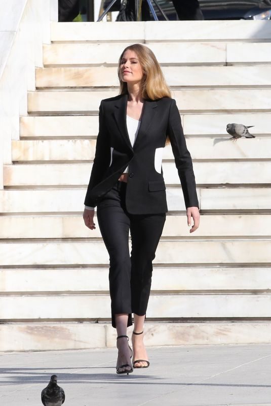 DOUTZEN KROES at L’Oreal Photoshoot in Athens 02/28/2019