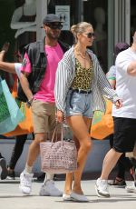 DOUTZEN KROES in Swimsuit and Denim Shorts Out in Miami 03/29/2019