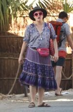 DREW BARRYMORE on Vacation in Tulum 03/17/2019