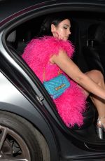 DUA LIPA Celebrates Isaac Carew