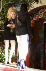 DUA LIPA Out for Dinner in Los Feliz 03/16/2019