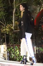 DUA LIPA Out for Dinner in Los Feliz 03/16/2019