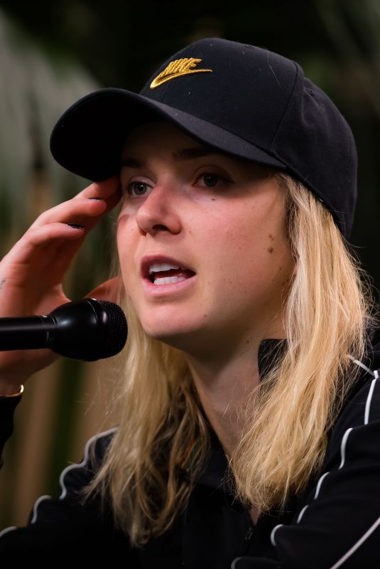 ELINA SVITOLINA at 2019 Indian Wells Masters 1000 Press Conference 03/15/2019