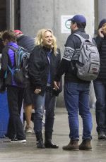 ELISABETH MOSS Arrives at Airport in Toronto 03/12/2019