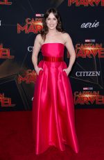 ELIZABETH HENSTRIDGE at Captain Marvel Premiere in Hollywood 03/04/2019