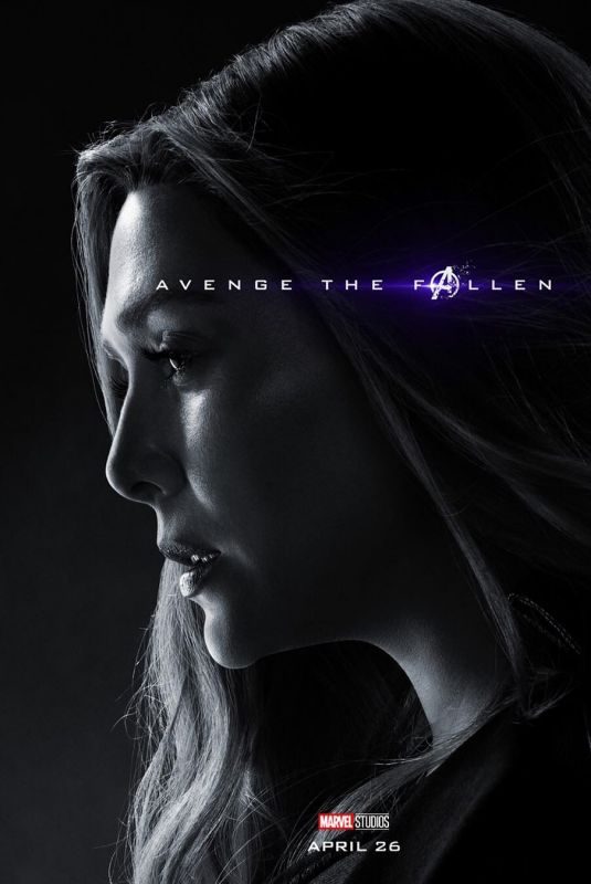 ELIZABETH OLSEN – Avengers: Endgame Poster and Trailer