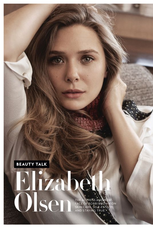 ELIZABETH OLSEN in Instyle Magazine, April 2019