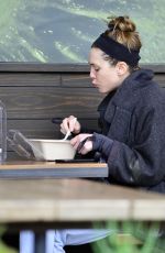 ELIZABETH OLSEN Out for Lunch in Los Angeles 03/14/2019