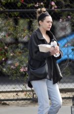 ELIZABETH OLSEN Out for Lunch in Los Angeles 03/14/2019