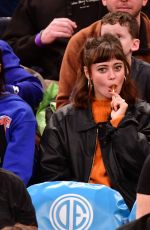 ELLA PURNELL at Sacramento Kings vs New York Knicks Game in New York 03/09/2019
