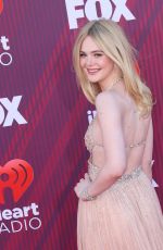 ELLE FANNING at Iheartradio Music Awards 2019 in Los Angeles 03/14/2019