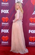 ELLE FANNING at Iheartradio Music Awards 2019 in Los Angeles 03/14/2019