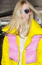 ELLE FANNING at Los Angeles International Airport 03/06/2019