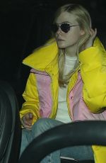 ELLE FANNING at Los Angeles International Airport 03/06/2019