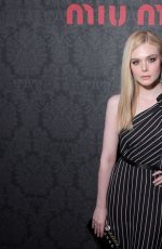 ELLE FANNING at Miu Miu Dinner in Paris 03/05/2019